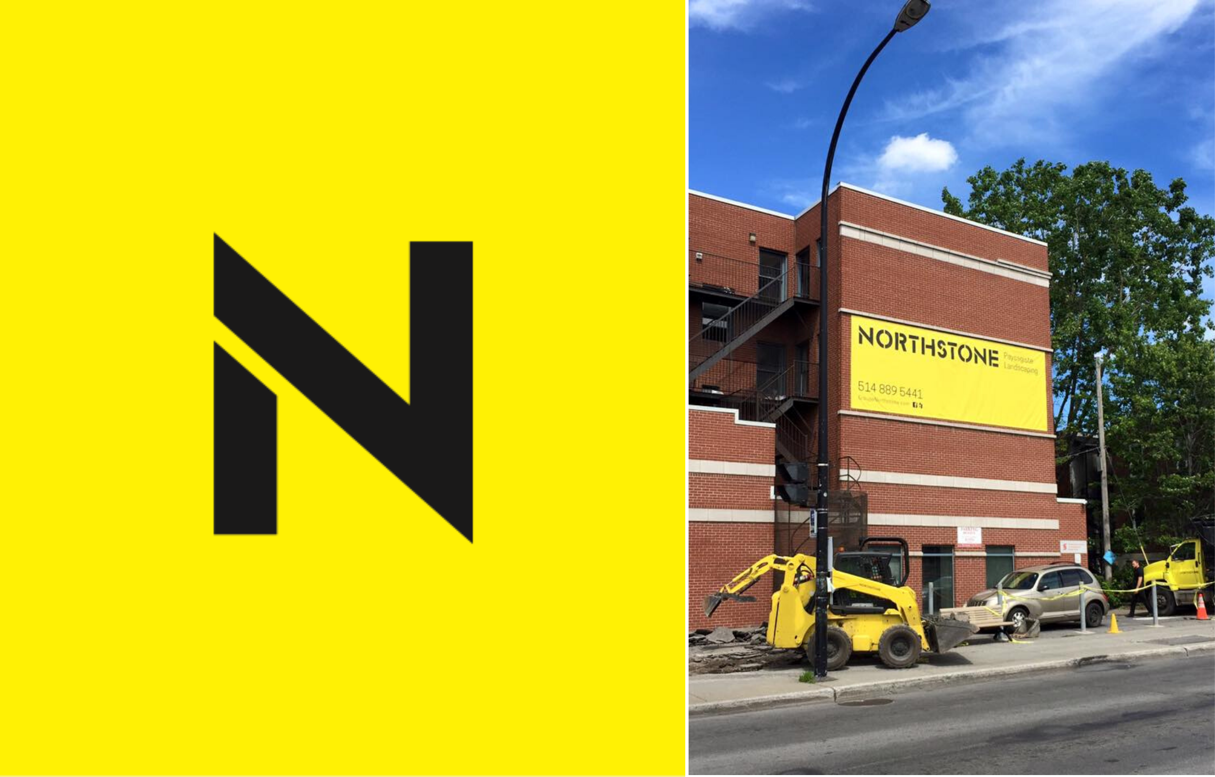 Northstone company logo and office front